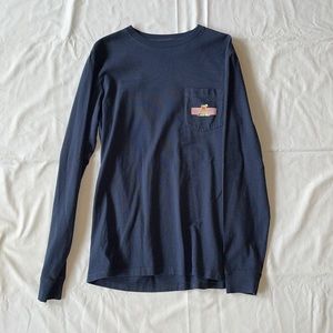 Navy blue Vineyard Vines long sleeve tshirt